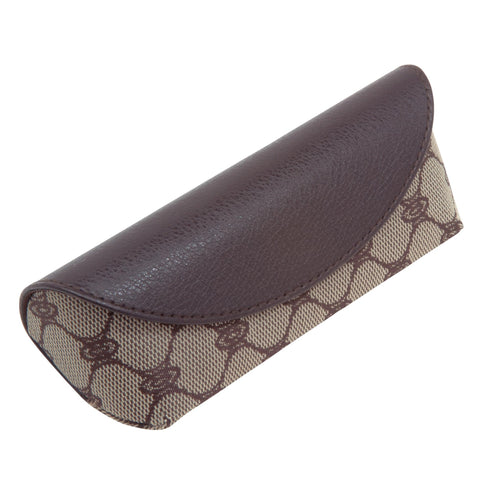 モノグラムで高級感のある軽いメガネケース ブラウン SH430